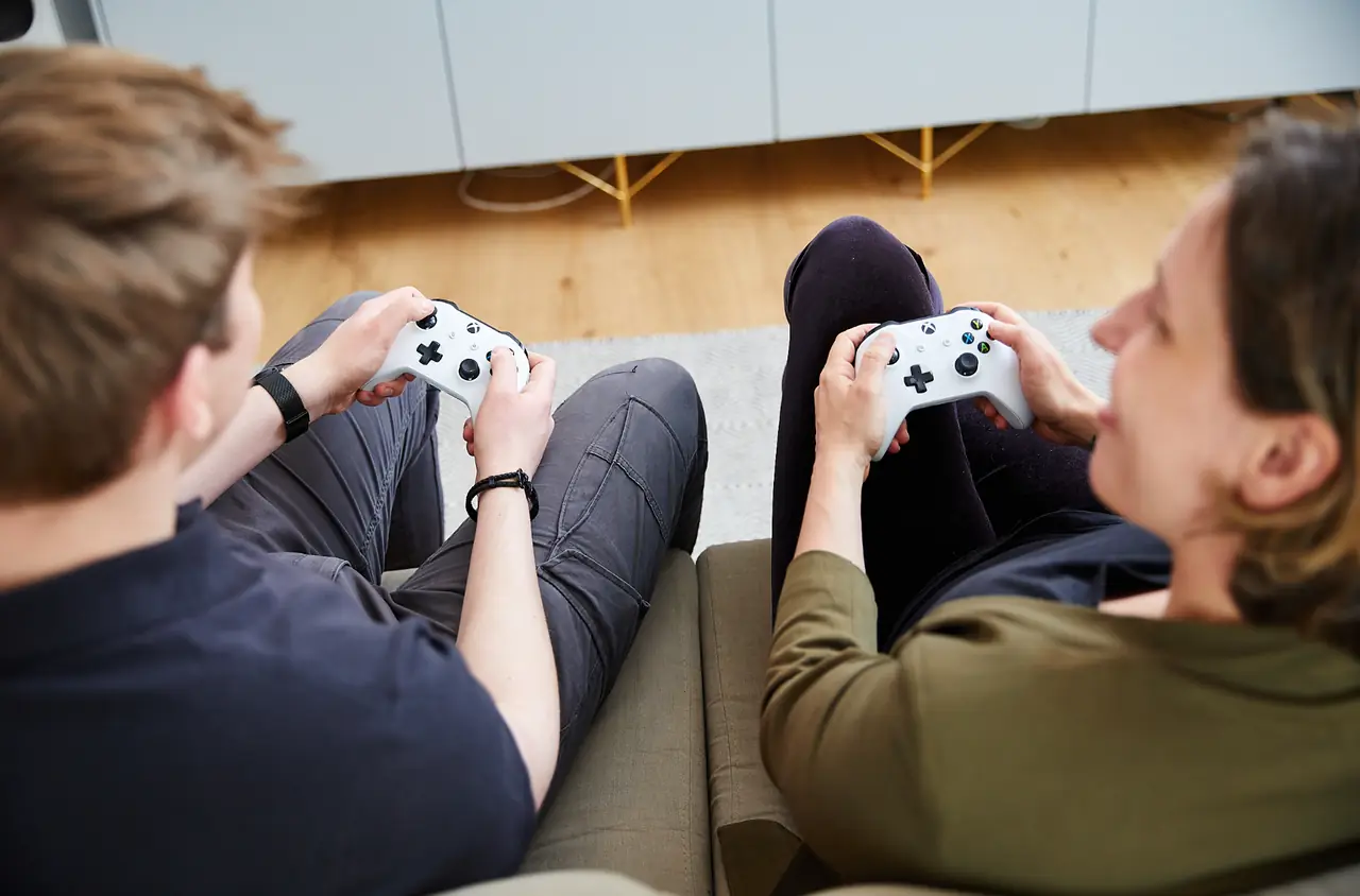 Gaming session at Die Kabine